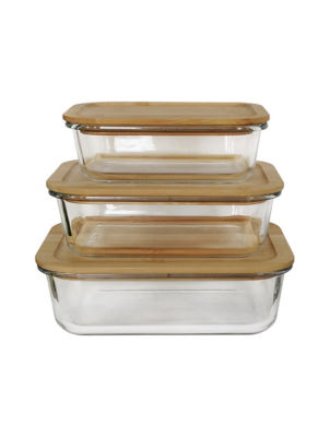 George Home Bamboo Food Storer 3pk