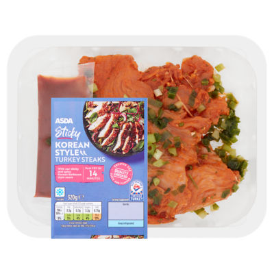 Sticky Korean Style Turkey Steaks