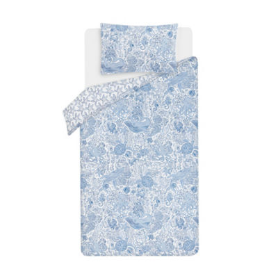 George Home Blue Under The Sea Reversible Duvet Set Single