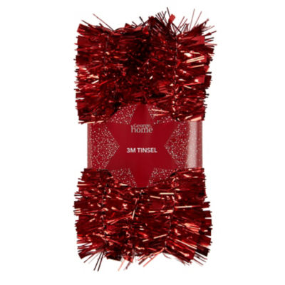 George Home Red Tinsel