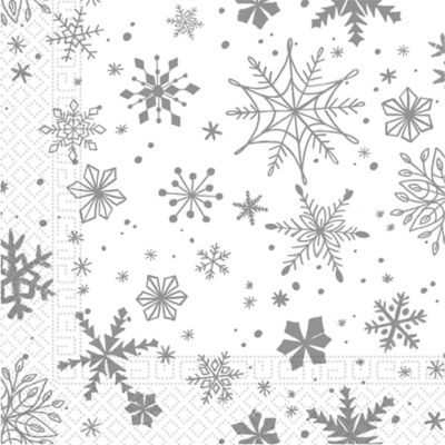 George Home Home Compostable Snowflake Napkins