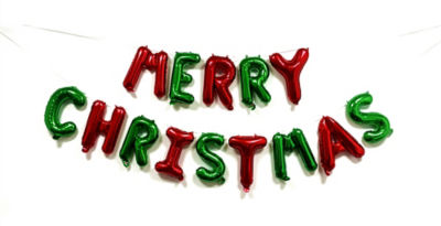 George Home Merry Christmas Balloon Bunting
