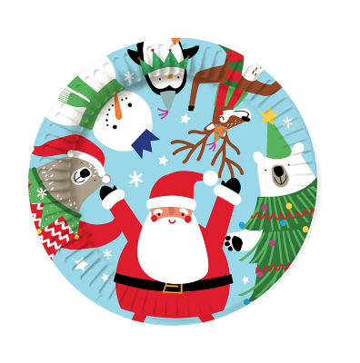 George Home Christmas Character Plates