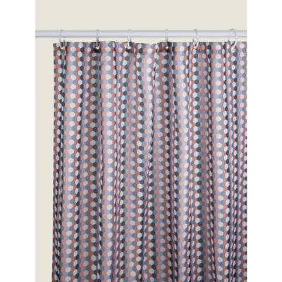 George Home Serenity Multi Dot Shower Curtain - ASDA Groceries