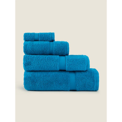 George Home Large Turquoise Super Soft Cotton Bath Sheet