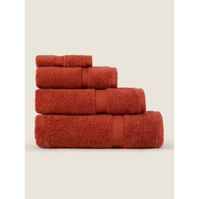 George Home Small Rust Super Soft Cotton Hand Towel