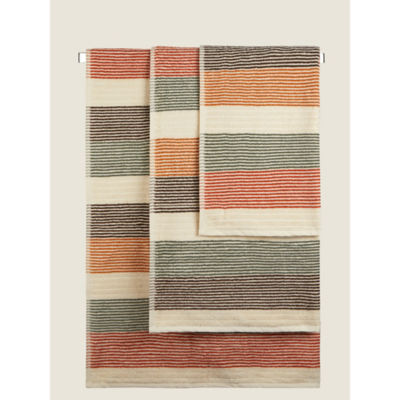 George Home Medium Nested Stripe Bath Towel