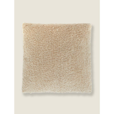 George Home Natural Borg Cushion