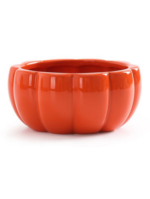 George Home Orange Shaped Pumpkin Bowl