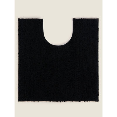 George Home Super Soft Pedestal Mat - Black