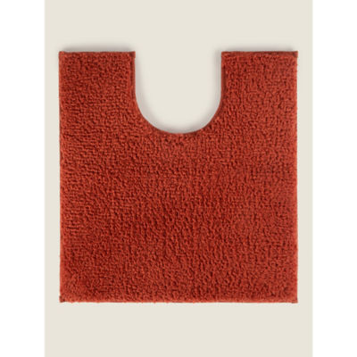 George Home Super Soft Pedestal Mat - Rust