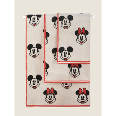 George Home Large Disney Mickey & Minnie Mouse Retro Bath Sheet