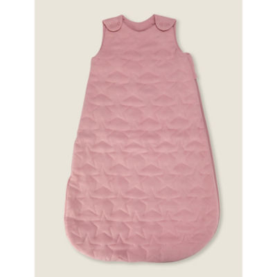 George Home Pink Star Sleep Bag 2.5 Tog - 6-18 Months