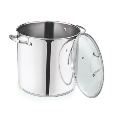 George Silver Stainless Steel Stock Pot - Image 2