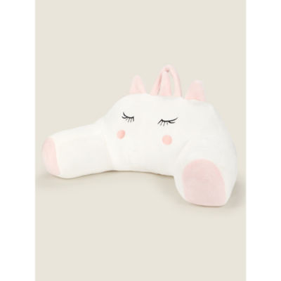 George Home White Unicorn Cuddle Cushion