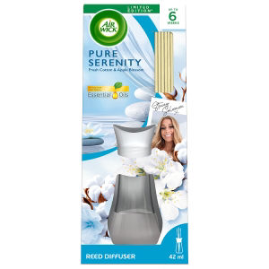 Air Wick Pure Serenity Essential Oils Reeds Diffuser 42ml - ASDA Groceries