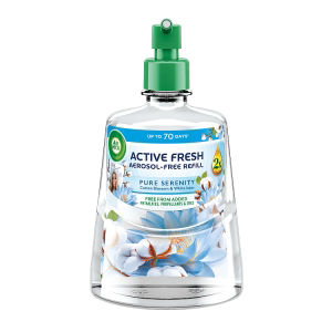Air Wick Active Fresh Cotton Blossom & White lotus Pure Serenity Aerosol Free Refill 228ml