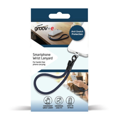 ASDA Groov-e Navy Universal Wrist Lanyard for Smartphone