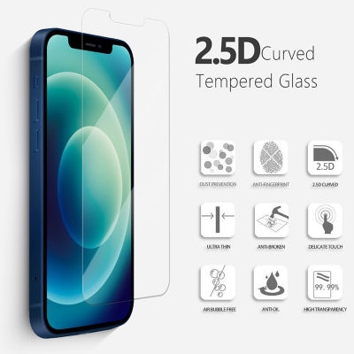 groov-e Tempered Glass Screen Protector for iPhone 12 / 12 Pro