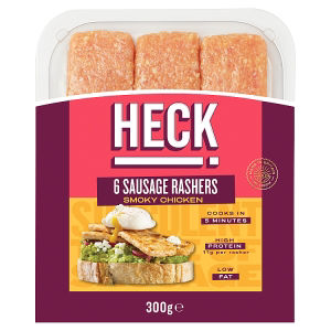 Heck 6 Smoky Chicken Sausage Rashers 300g