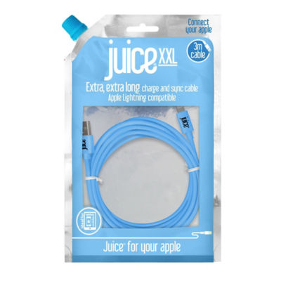 Juice XXL 3M Charging Cable for Apple iPad/iPod/iPhone - Blue - BRAND NEW - Image 2