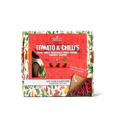 Seedcell Selection Box - Tomatoes and Chilli Seeds
