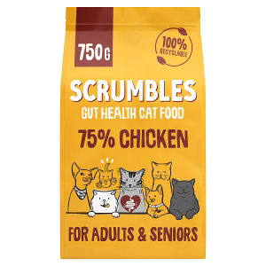 SCRUMBLES Chicken Dry Cat Food 750G