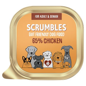 SCRUMBLES Gut Friendly Wet Dog Food Chicken 150g