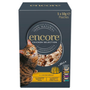 Encore Chicken Selection In Jelly Cat Food Pouches 5X50g