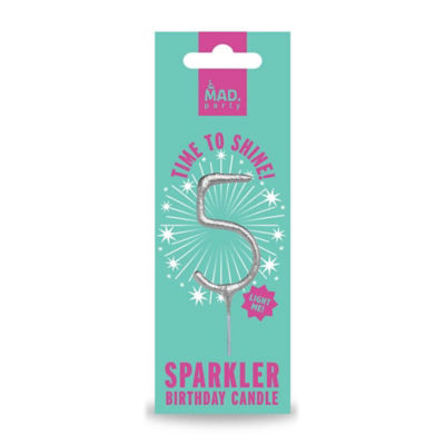 MAD PARTY Silver Number Sparklers 5