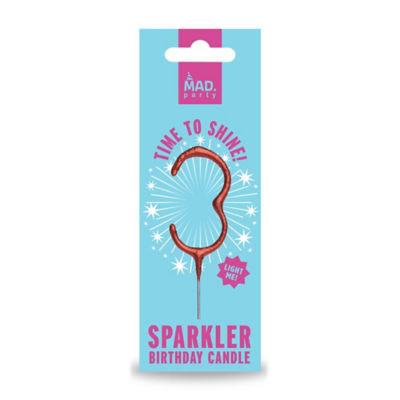 MAD PARTY Rose Gold Number Sparklers 3