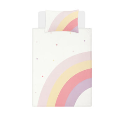 George Home Rainbow Toddler Reversible Duvet Set