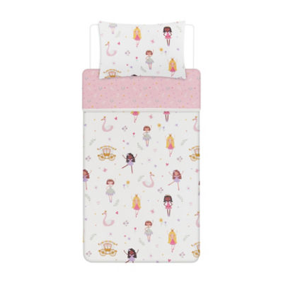George Home Fairy Princess Reversible Single Duvet Set