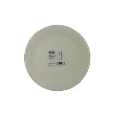 George Home White Value Paper Plates 30PK