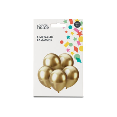 George Home Gold Metallic Balloons