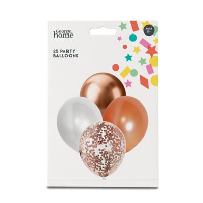 George Home Rose Gold Balloon Pack