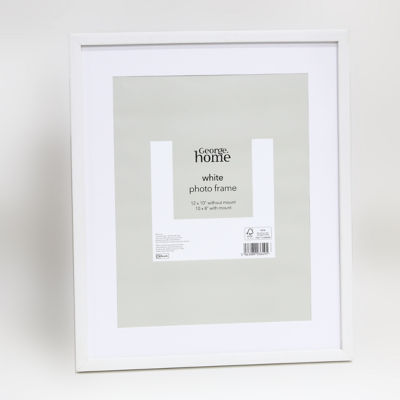 George Home White Plastic Frame