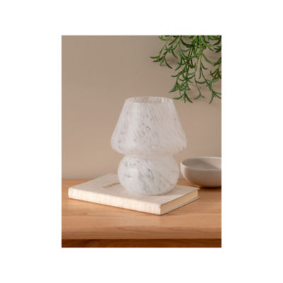 George White Mushroom Portable Battery Lamp - Image 2