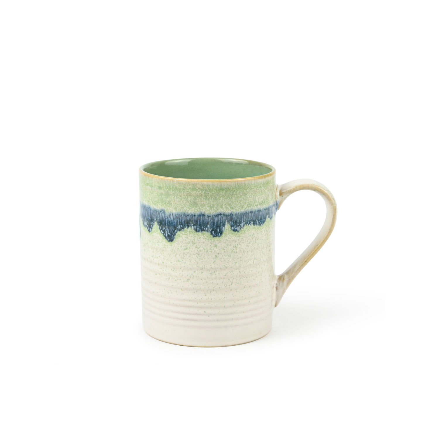 George Home Green Reactive Glaze Mug Stoneware