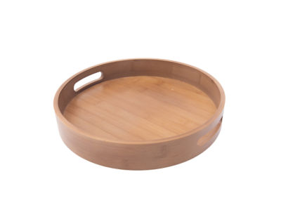 George Home Round Wooden Tray