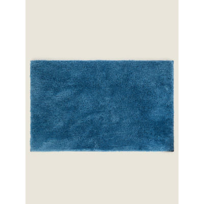 George Home Blue Super Soft Bath Mat