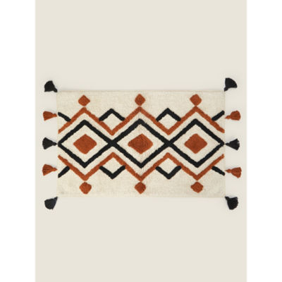 George Home Cream Sahara Tribal Bath Mat