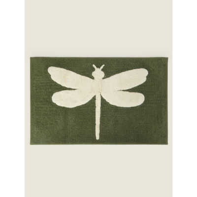 George Home Green Dragonfly Bath Mat