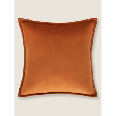George Home Brown Velvet Extra Large Cushion
