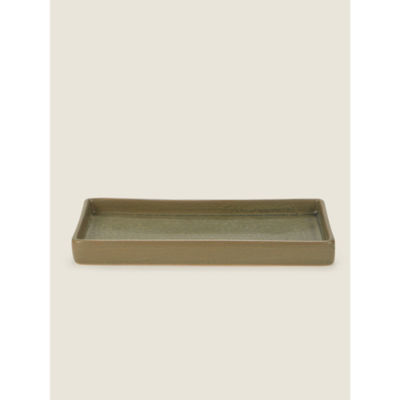 George Home Green Riverside Reactive Glaze Tray