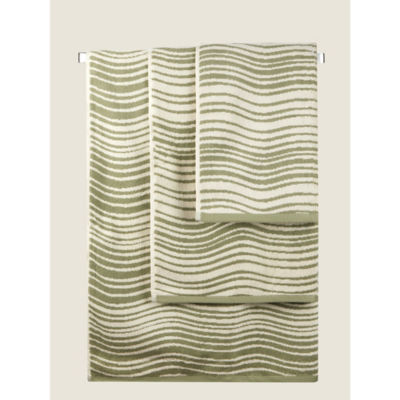 George Home Green Waves  Hand Towel