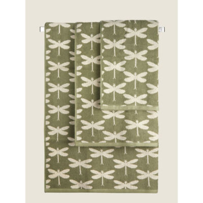 George Home Green Dragonfly  Bath Sheet