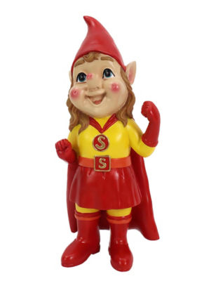 George Home Superwoman Gnome 11x9.5x22.5cm