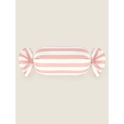 George Home Pink Stripe Sweet Cushion