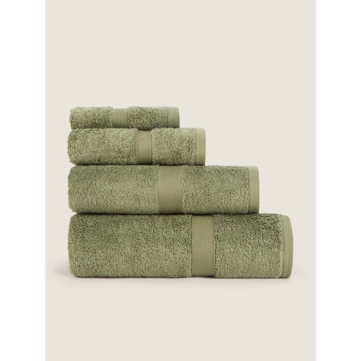 George Home Sage Green Super Soft Hand Towel